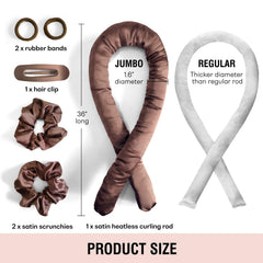 BLINKEEN Satin Scrunchies providing smooth hold and hair protection.