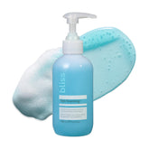 Bliss Fab Foaming Cleanser bottle demonstrates oil-free gel for deep pore cleansing