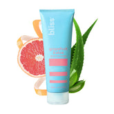 Bliss Grapefruit Aloe Body Butter packaging highlighting vegan and cruelty-free claim for lasting moisture