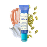 Bliss Pumpkin Powerhouse Lip Mask jar reveals creamy texture for deep hydration.
