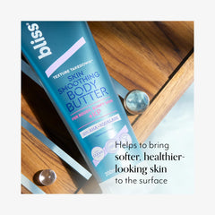 Bliss Texture Takedown tub open reveals creamy, moisturizing body butter
