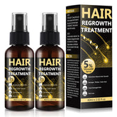 BLISSMATE 5percent minoxidil spray bottle enables easy scalp application for thinning hair.