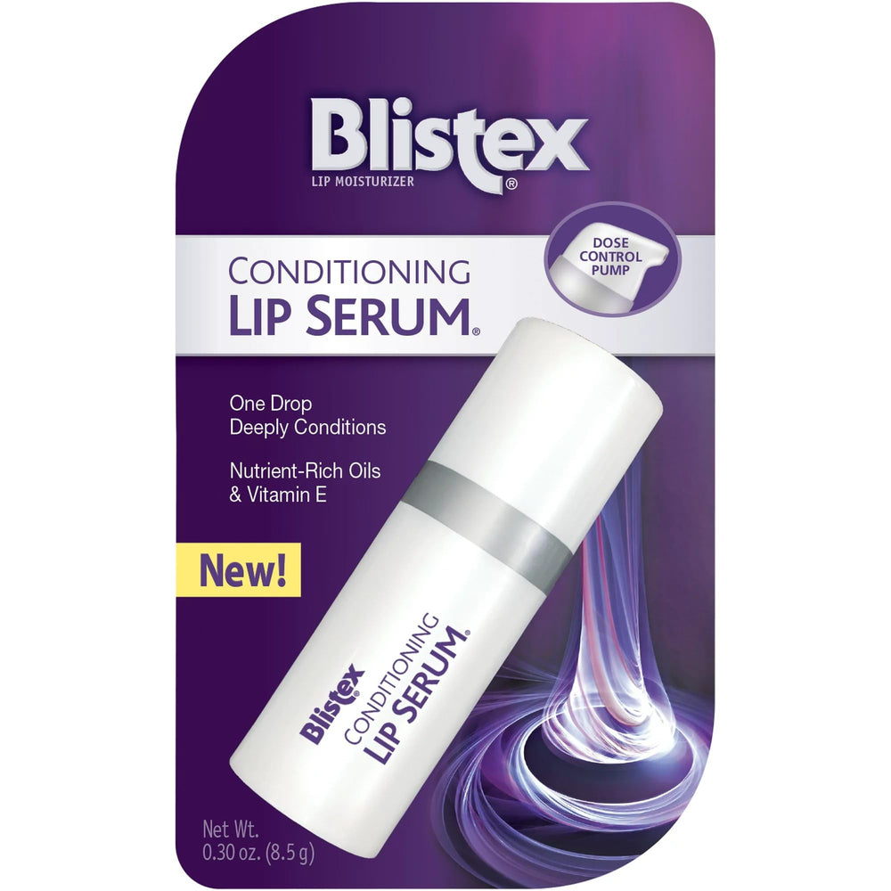 Blistex Conditioning Lip Serum pack4 pump-dispense enables precise application for soft lips.