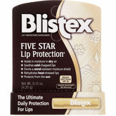 Blistex Five Star Lip Protection SPF 30 pack12 box front shields lips from sun exposure.