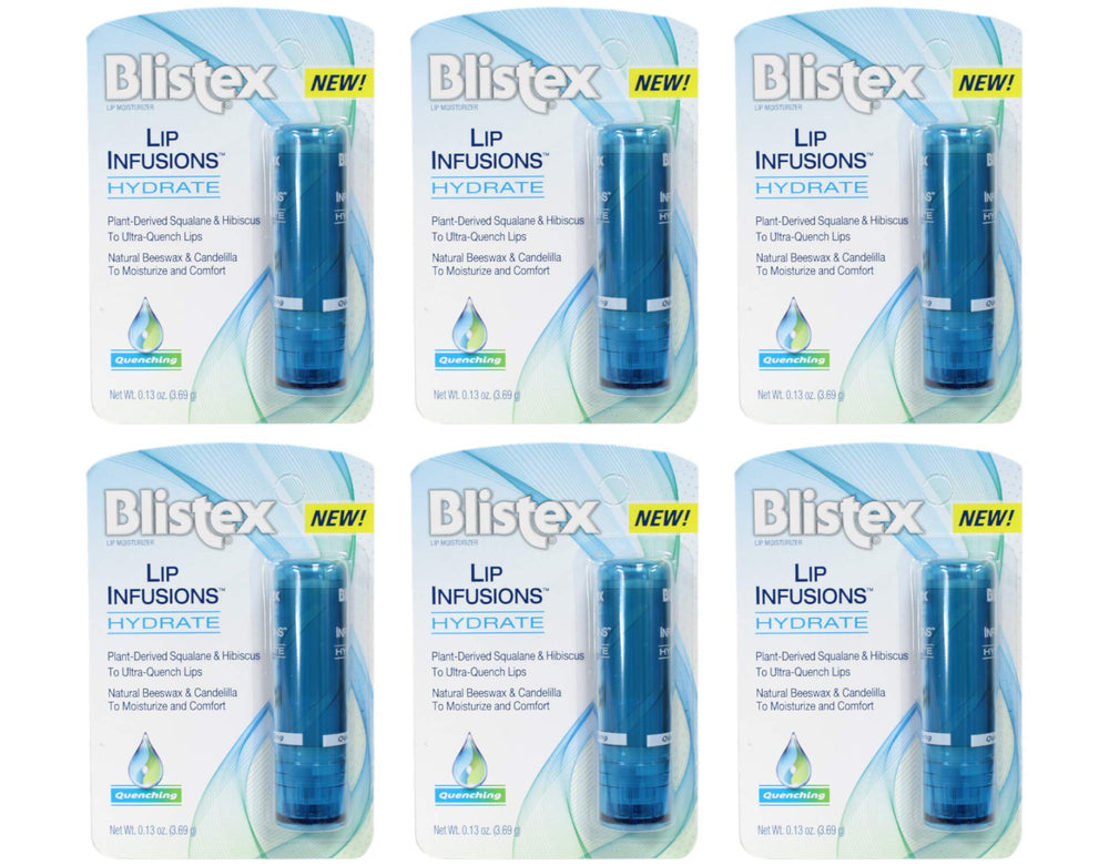 Blistex Lip Infusions Hydrate front view shows hydrating lip care