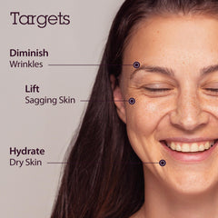 BLITHE Pressed Serum Tundra Chaga texture close-up shows silky hydration for radiant skin
