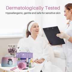 BLITZWAX beginner-friendly setup demonstrating easy-to-use waxing kit
