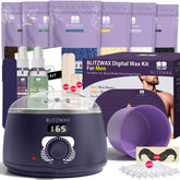 BLITZWAX Brazilian bikini kit setup demonstrates at-home grooming readiness