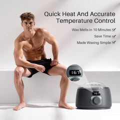 BLITZWAX wax warmer with digital display for controlled heating