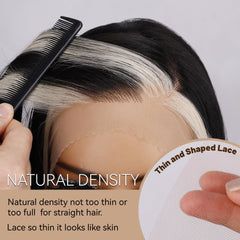 BLL lace front wig breathable dome cap close-up for comfortable fit.