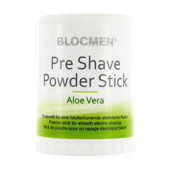 BLOCMEN Aloe Vera Pre-Shave Stick packaging for on the go grooming and convenience