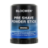 Blocmen Original Pre Shave Powder Stick 60g packaging for travel-ready, mess-free prep