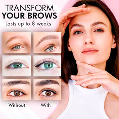 BLOOMORA lamination lotions gentle formulas designed for comfortable long-lasting brow lift results