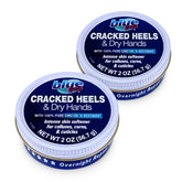 Blue Goo cracked heels jar front view for fast foot hydration