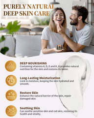 Blue Sea Sky organic ingredients scene highlights natural oils for daily moisture