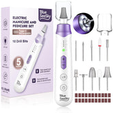 Blue Sea Sky professional nail drill front purple enables precise manicure at home