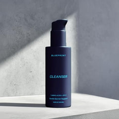 Close-up of gel texture from Blueprint Bryan Johnson Gentle Cleanser highlighting gentle barrier-friendly cleansing