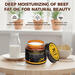 BNIFI tallow honey balm ingredients highlight natural tallow honey olive oil
