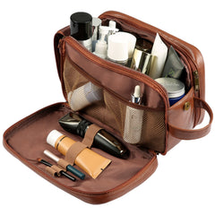 BNSPOCKET Toiletry bag with reversible full opening for quick access to gear.