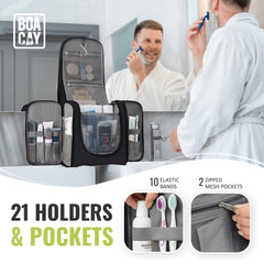 BOACAY waterproof material keeps contents protected and easy to clean