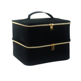 Boczif nail polish carrying case double-layer interior for organized travel.