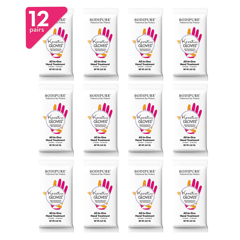 Bodipure Hand Mask packaging shown for easy at-home care