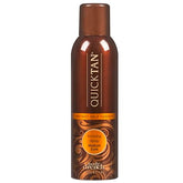 Body Drench QuickTan spray bottle front for quick, even sunless tanning.