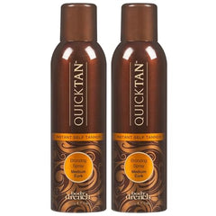 Body Drench QuickTan spray bottle front view showing instant bronze glow