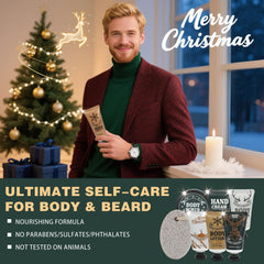 BODY & EARTH beard conditioner bottle for detangling and hydration