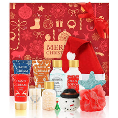 Body & Earth Christmas bath bomb for a cozy, fragrant bath.
