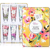 BODY & EARTH Hand Cream Gift Box with six travel-sized tubes for gifting