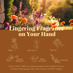 BODY & EARTH hand cream gift set travel-size bottles ideal for handbags and on-the-go care