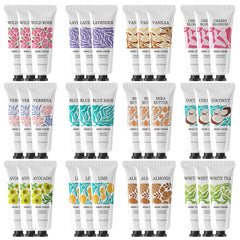 BODY & EARTH # LOVE 36-pack hand cream gift set with scented options.