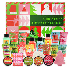 BODY & EARTH # LOVE advent calendar box opened for daily self-care