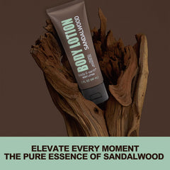 Body & Earth men's body lotion 60ml for hydrating after shower