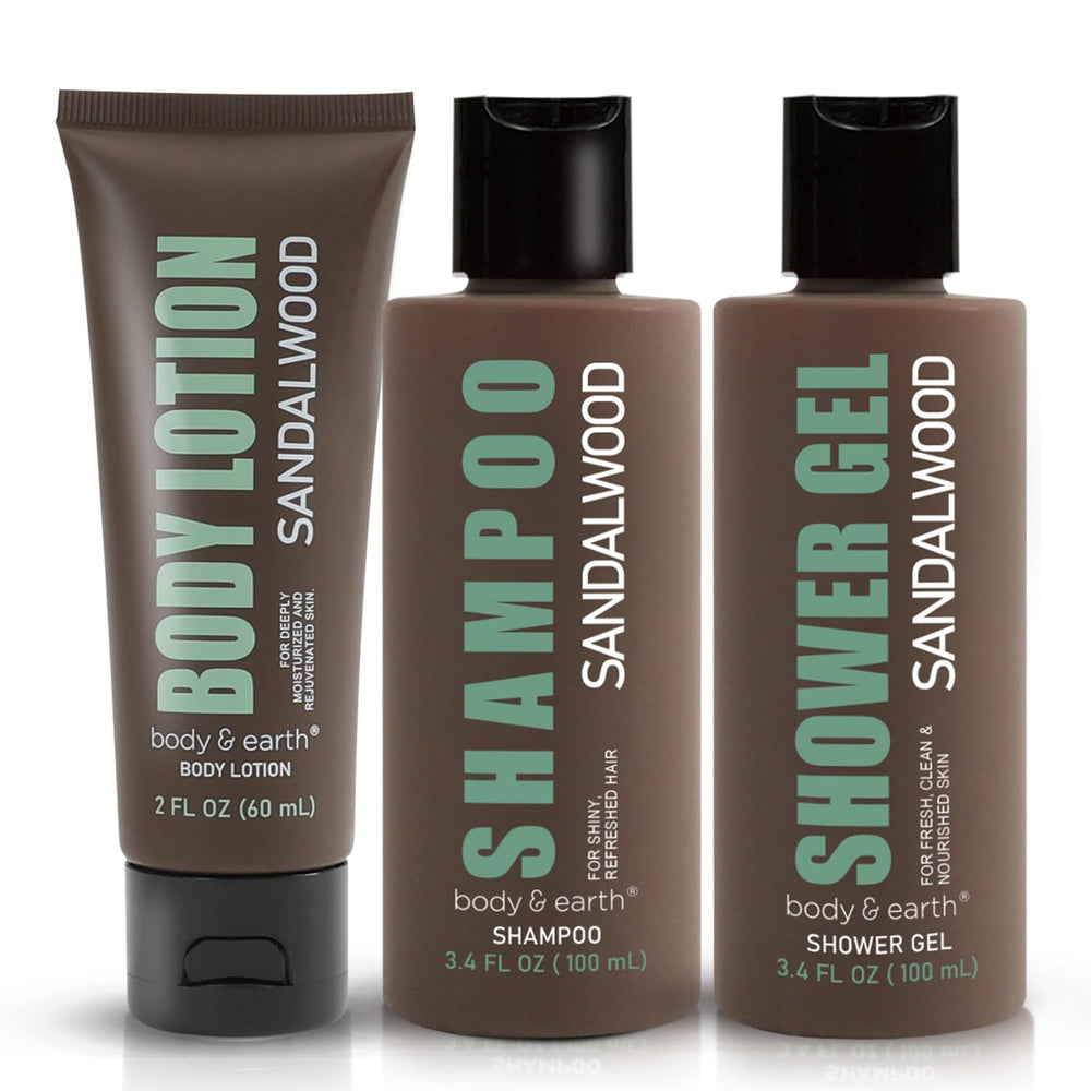Body & Earth men's 3pc box shows gift-ready packaging for stylish gifting