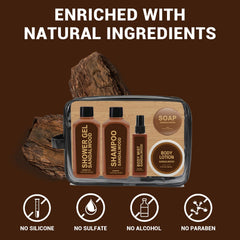 Body and Earth shampoo bottle—gentle cleansing for daily hair care.