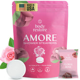 Body Restore rose pack shower steamer boosts home spa relaxation