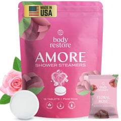 Body Restore rose pack shower steamer boosts home spa relaxation