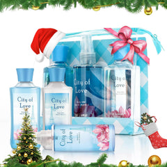 Bodybeau City of Love Spa Set shower gel 3oz bottle for refreshing cleanse