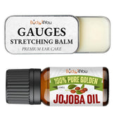 BodyJ4You piercing aftercare kit tin for soothing stretching balm.