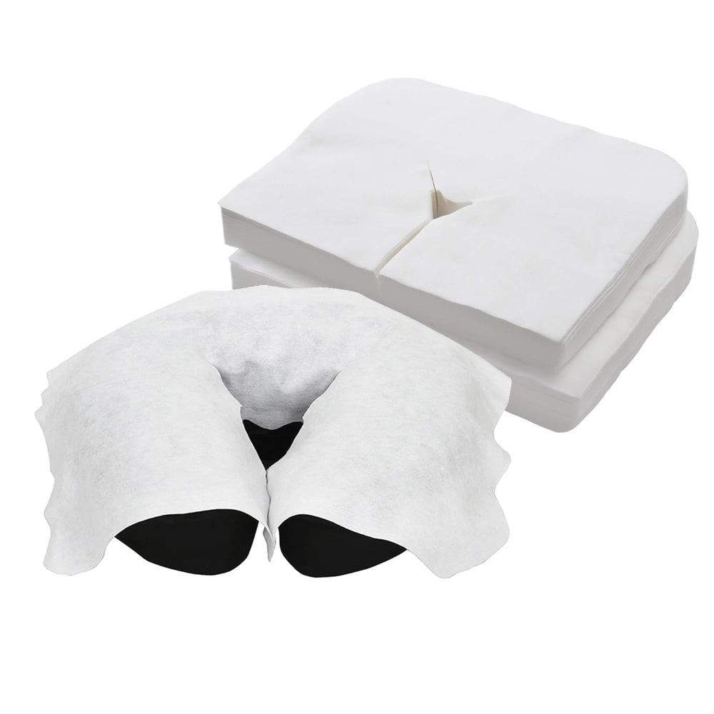 BodyMed disposable face cradle covers pack-100-sheets ideal for hygienic spa prep.