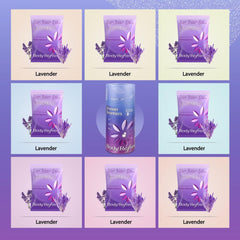 BodyRefresh lavender-steamers-travel-pack for hotel showers and on-the-go relaxation.