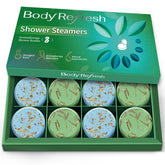 BodyRefresh shower steamer eucalyptus-mint pack—dual scents for a refreshing morning spa ritual.