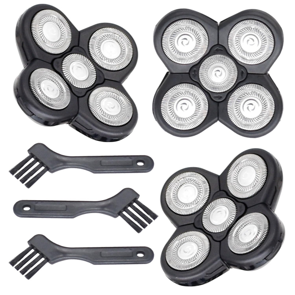 BOEEA 3-pack blades refills for Freebird shaver front view, ready for a quick grooming upgrade.
