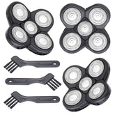 BOEEA 3-pack blades refills for Freebird shaver front view, ready for a quick grooming upgrade.