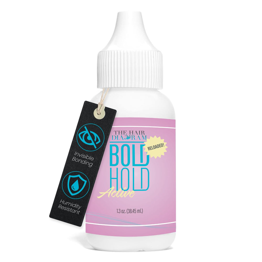 Bold Hold Active bottle pour shows easy application for a strong hold.