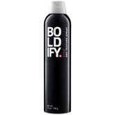 Boldify Dry Texture Spray bottle closeup with instant volume and a matte finish.