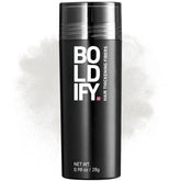 Boldify Hair Fibers 28g crown-fill close-up for instant fuller look.