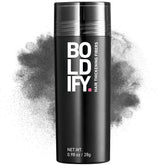 Boldify Hair Fibers 28g package front shows portable, quick touch-up convenience.